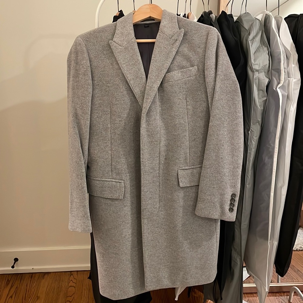 J. Crew Men’s Cashmere/Wool Topcoat | 36S | Worn 2x